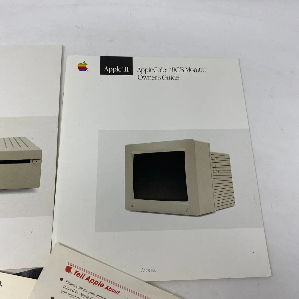 Apple II Apple‎ Color RGB Monitor Apple 3.5 Drive Owner's Guide